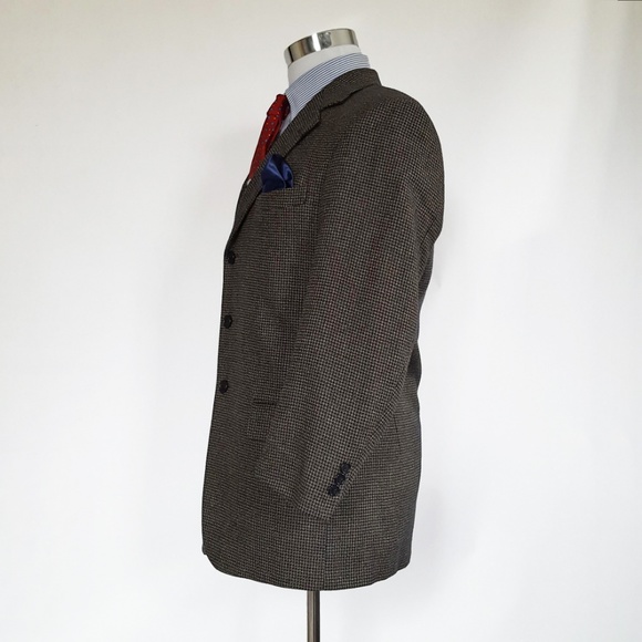 Monsieur Givenchy Men's Wool Silk Tweed Blazer 38S - Picture 3 of 8